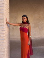 Naranja y rojo