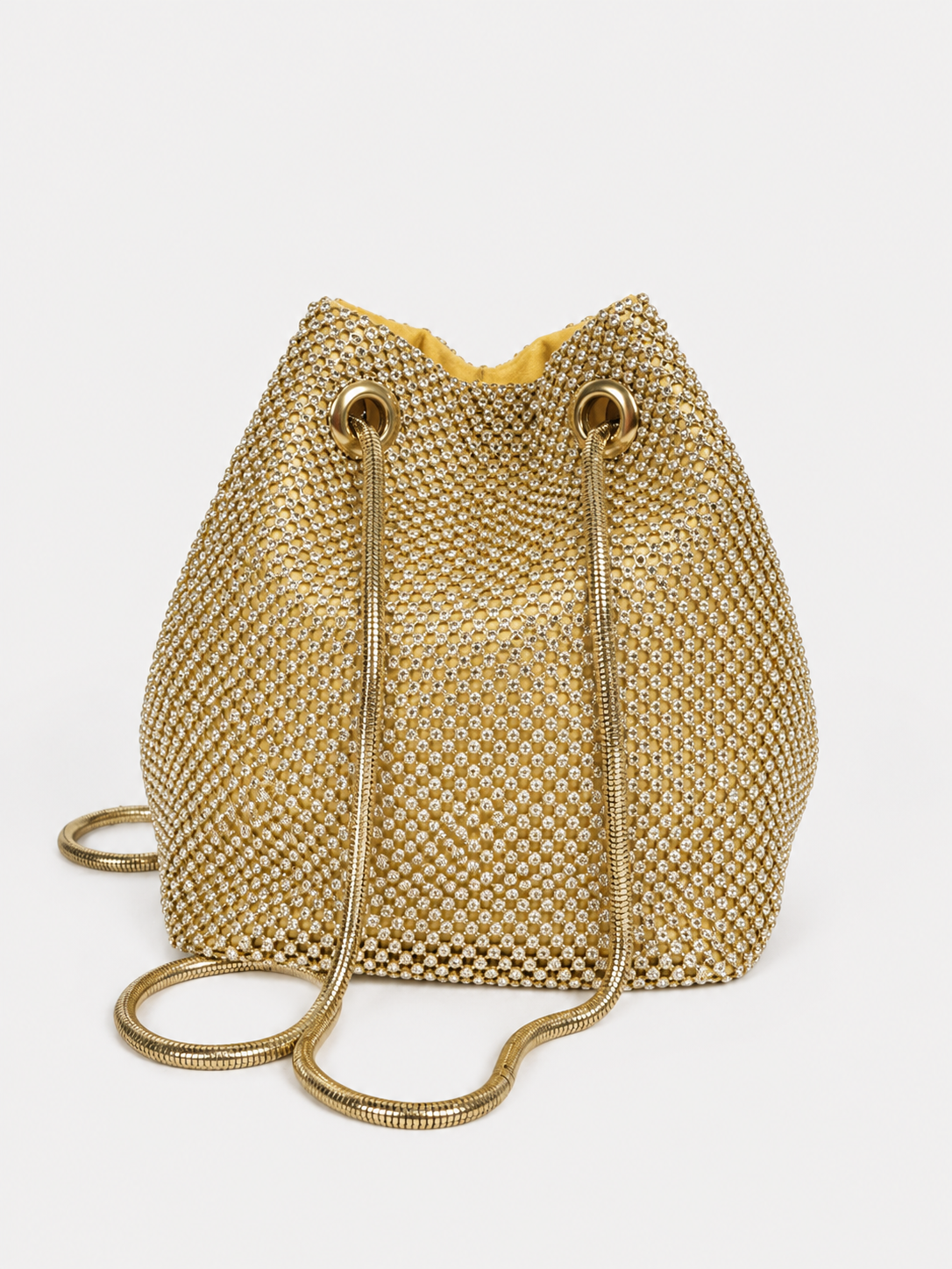 Clutch saco fiesta dorado