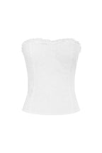 Carrie | Top Bustier Palabra de Honor – Blanco