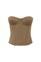 Juliette | Top Bustier Palabra de Honor – Topo