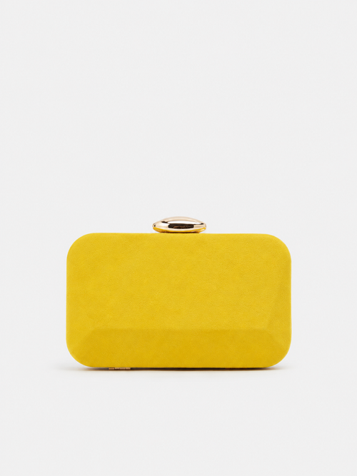 Clutch horizontal ovalado amarillo