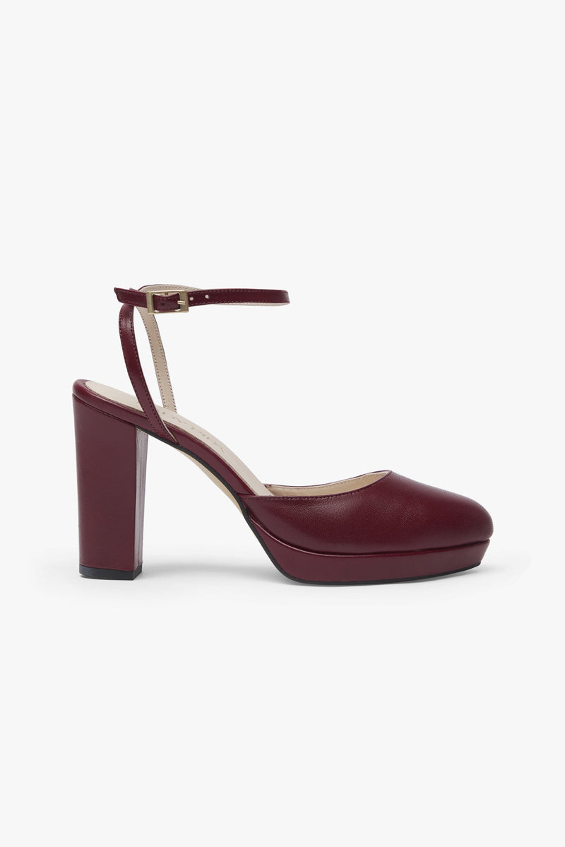 Zapato Evianna Burdeos